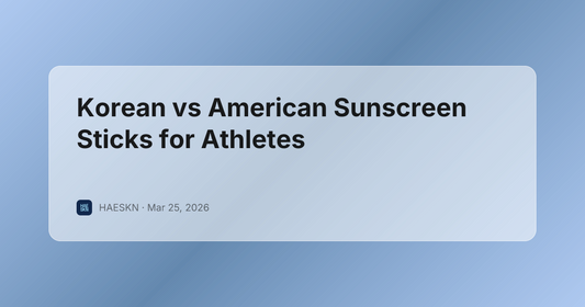 Korean vs American Sunscreen Sticks for Athletes
