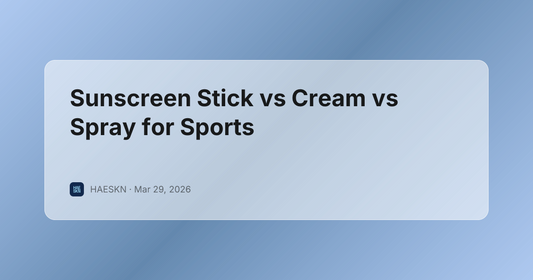 Sunscreen Stick vs Cream vs Spray for Sports