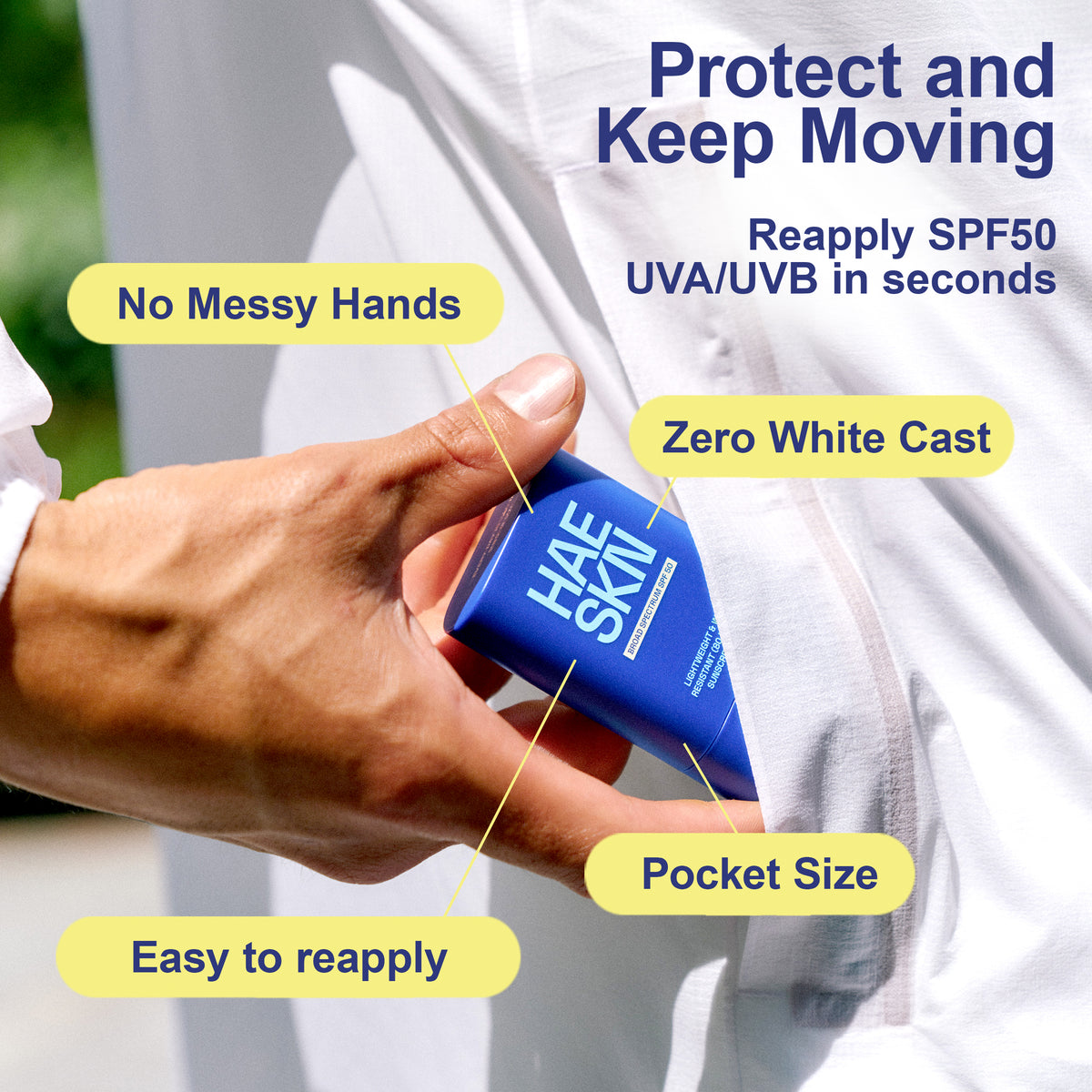 HAESKN Sunscreen Stick SPF 50